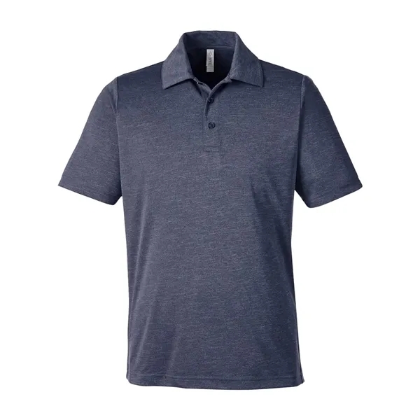 Team 365 Men's Zone Sonic Heather Performance Polo - Team 365 Men's Zone Sonic Heather Performance Polo - Image 7 of 10