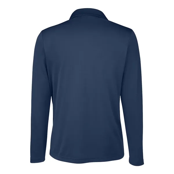 Team 365 Women's Zone Performance Long Sleeve Polo - Team 365 Women's Zone Performance Long Sleeve Polo - Image 4 of 12