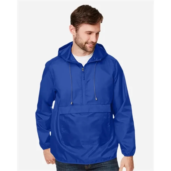 Team 365 Unisex Zone Protect Packable Anorak Jacket - Team 365 Unisex Zone Protect Packable Anorak Jacket - Image 1 of 10