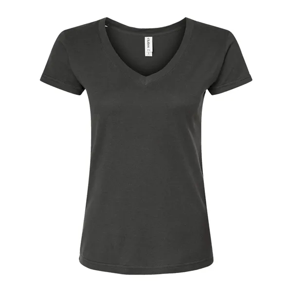 Tultex Women's Fine Jersey V-Neck T-Shirt - Tultex Women's Fine Jersey V-Neck T-Shirt - Image 5 of 18
