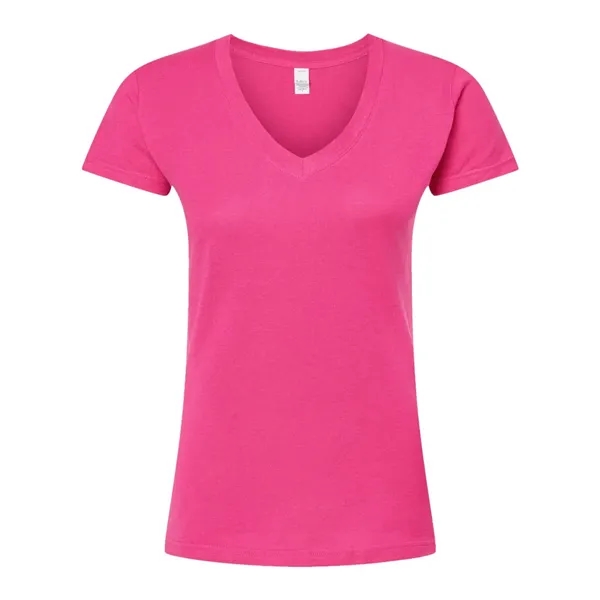 Tultex Women's Fine Jersey V-Neck T-Shirt - Tultex Women's Fine Jersey V-Neck T-Shirt - Image 7 of 18
