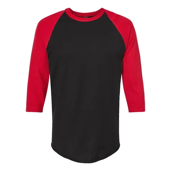 Tultex Unisex Fine Jersey Raglan T-Shirt - Tultex Unisex Fine Jersey Raglan T-Shirt - Image 3 of 38