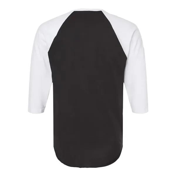 Tultex Unisex Fine Jersey Raglan T-Shirt - Tultex Unisex Fine Jersey Raglan T-Shirt - Image 4 of 38