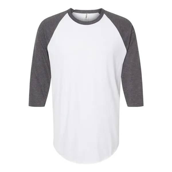 Tultex Unisex Fine Jersey Raglan T-Shirt - Tultex Unisex Fine Jersey Raglan T-Shirt - Image 11 of 38
