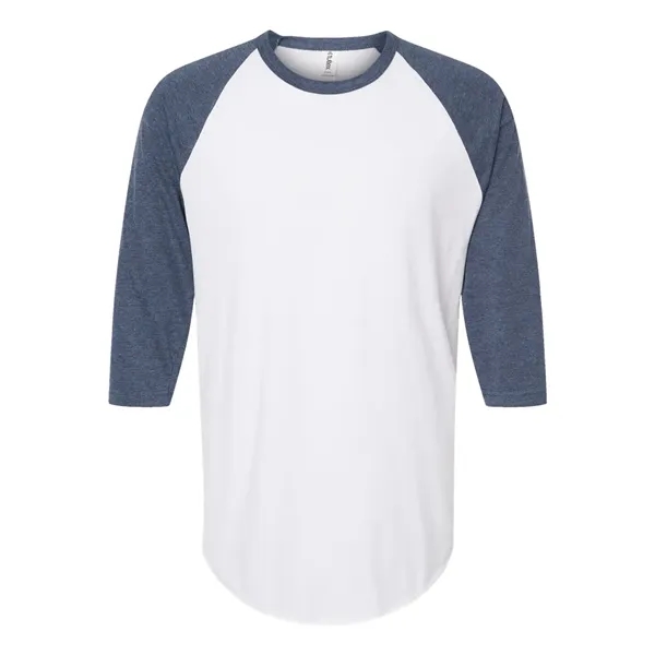 Tultex Unisex Fine Jersey Raglan T-Shirt - Tultex Unisex Fine Jersey Raglan T-Shirt - Image 13 of 38