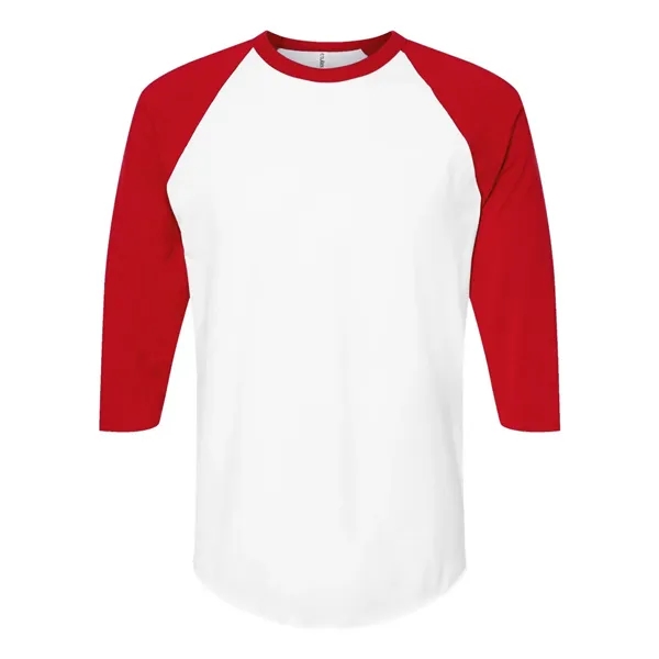 Tultex Unisex Fine Jersey Raglan T-Shirt - Tultex Unisex Fine Jersey Raglan T-Shirt - Image 17 of 38