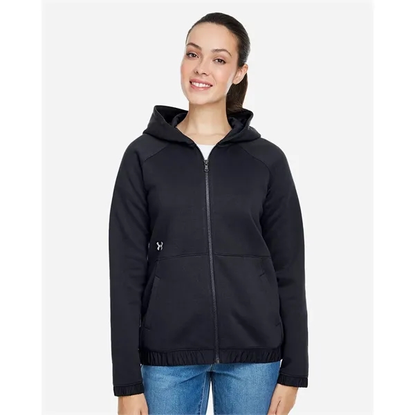 Under Armour Women's Hustle Full-Zip Hooded Sweatshirt - Under Armour Women's Hustle Full-Zip Hooded Sweatshirt - Image 0 of 2
