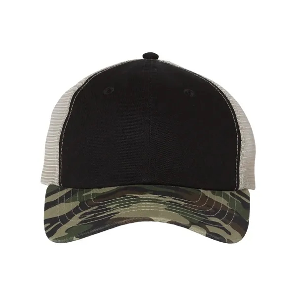 Valucap Contrast-Stitch Mesh-Back Cap - Valucap Contrast-Stitch Mesh-Back Cap - Image 1 of 21