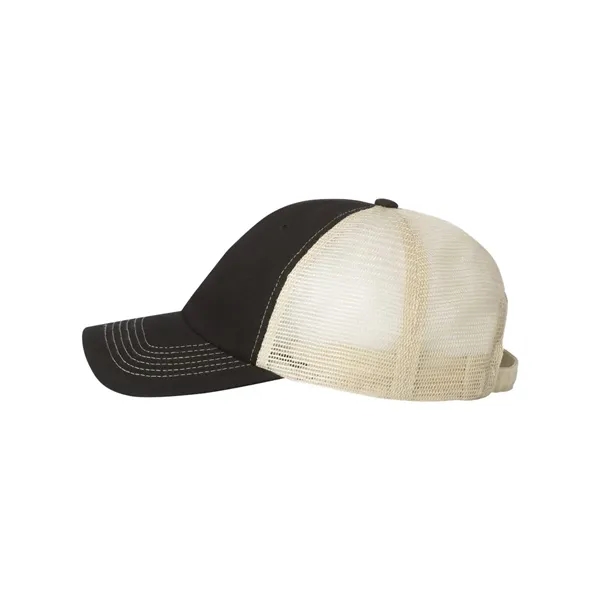 Valucap Contrast-Stitch Mesh-Back Cap - Valucap Contrast-Stitch Mesh-Back Cap - Image 4 of 21