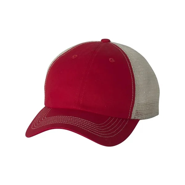 Valucap Contrast-Stitch Mesh-Back Cap - Valucap Contrast-Stitch Mesh-Back Cap - Image 15 of 21