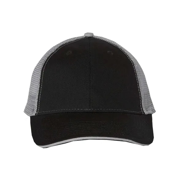 Valucap Sandwich Trucker Cap - Valucap Sandwich Trucker Cap - Image 5 of 54