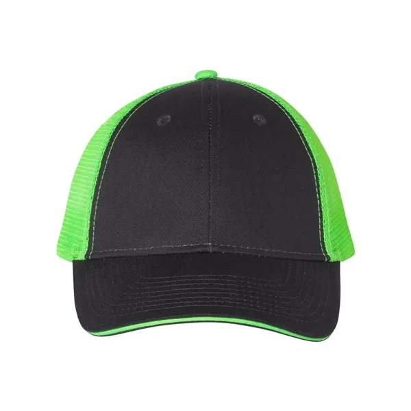 Valucap Sandwich Trucker Cap - Valucap Sandwich Trucker Cap - Image 17 of 54