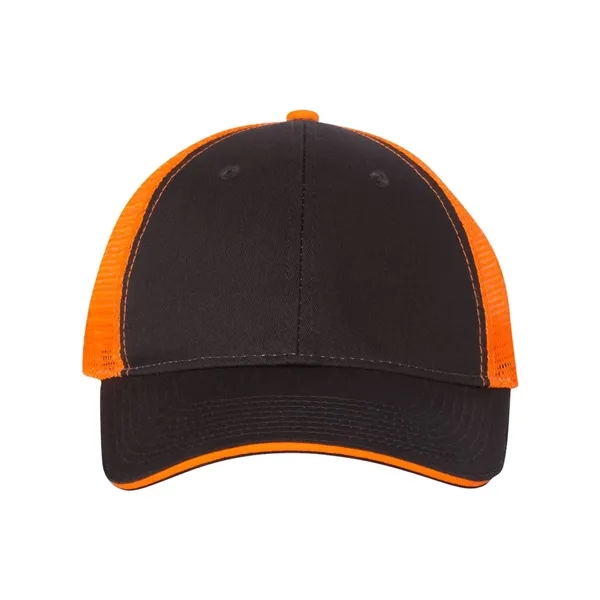 Valucap Sandwich Trucker Cap - Valucap Sandwich Trucker Cap - Image 19 of 54