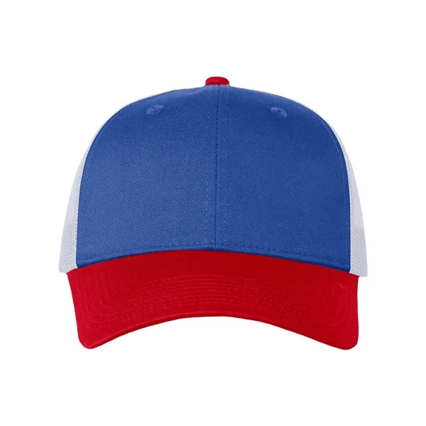 Valucap Mesh-Back Twill Trucker Cap - Valucap Mesh-Back Twill Trucker Cap - Image 35 of 38