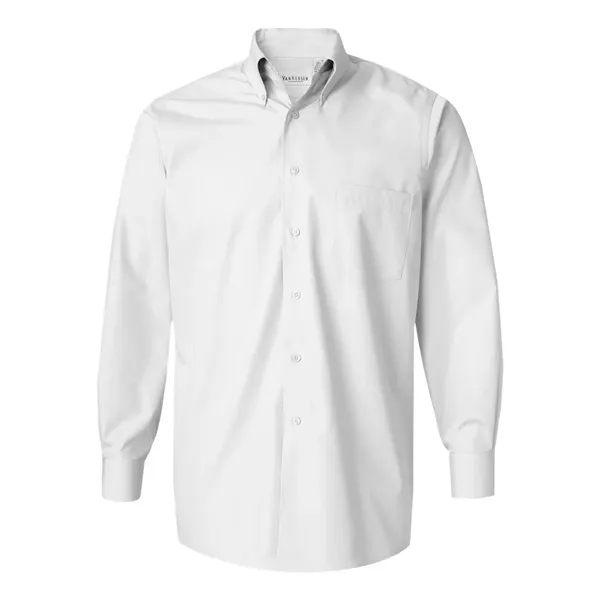 Van Heusen Men's Silky Poplin Shirt - Van Heusen Men's Silky Poplin Shirt - Image 0 of 9