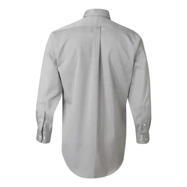 Van Heusen Men's Non-Iron Pinpoint Oxford Shirt - Van Heusen Men's Non-Iron Pinpoint Oxford Shirt - Image 3 of 6