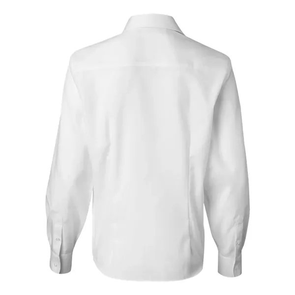 Van Heusen Women's Non-Iron Pinpoint Oxford Shirt - Van Heusen Women's Non-Iron Pinpoint Oxford Shirt - Image 6 of 6