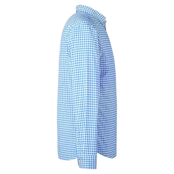 vineyard vines Men's On-The-Go Nylon Gingham Shirt - vineyard vines Men's On-The-Go Nylon Gingham Shirt - Image 5 of 6