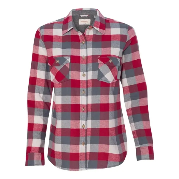 Weatherproof Women's Vintage Brushed Flannel Shirt - Weatherproof Women's Vintage Brushed Flannel Shirt - Image 3 of 11