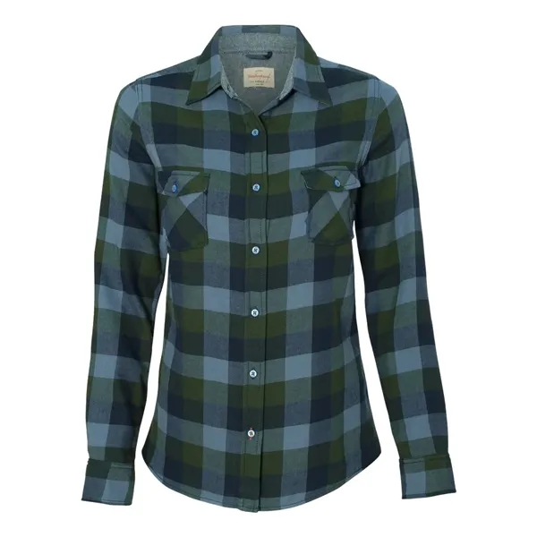 Weatherproof Women's Vintage Brushed Flannel Shirt - Weatherproof Women's Vintage Brushed Flannel Shirt - Image 6 of 11