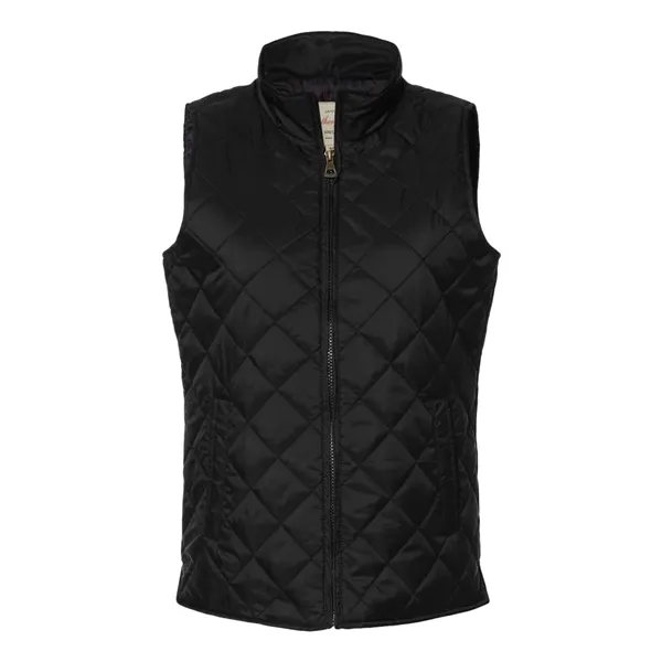 Weatherproof Women's Vintage Diamond Quilted Vest - Weatherproof Women's Vintage Diamond Quilted Vest - Image 1 of 8
