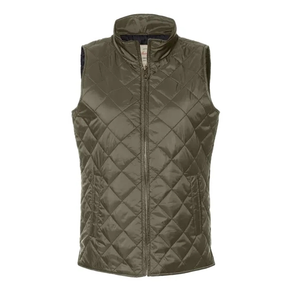 Weatherproof Women's Vintage Diamond Quilted Vest - Weatherproof Women's Vintage Diamond Quilted Vest - Image 7 of 8