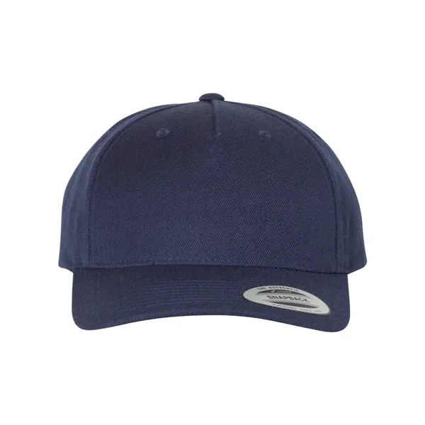 YP Classics Premium Five-Panel Curved Bill Snapback Cap - YP Classics Premium Five-Panel Curved Bill Snapback Cap - Image 5 of 8