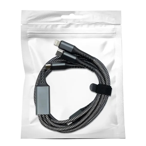 3-in-1 Pro Type C Charging Cable 60W - 3-in-1 Pro Type C Charging Cable 60W - Image 5 of 5