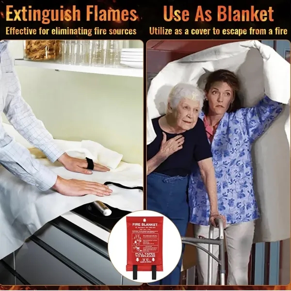 Emergency Fire Blanket for Home Safety - Emergency Fire Blanket for Home Safety - Image 5 of 5