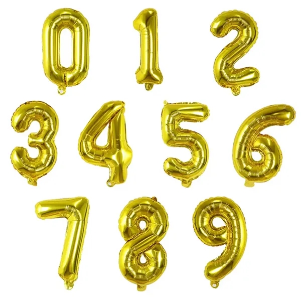 16" Number & Letter Balloons - 16" Number & Letter Balloons - Image 10 of 17