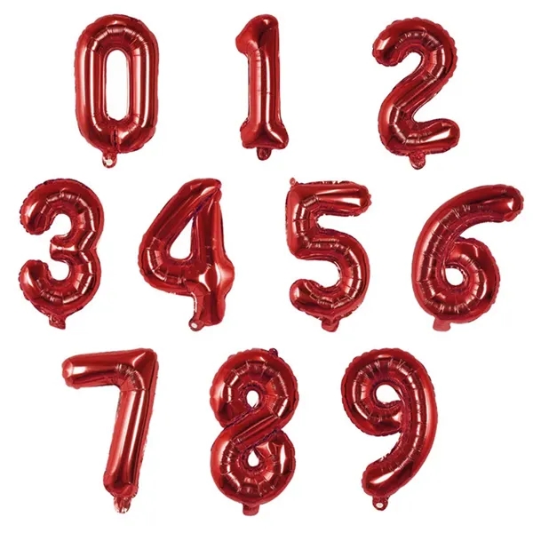 16" Number & Letter Balloons - 16" Number & Letter Balloons - Image 9 of 17