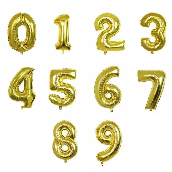 32" Number & Letter Balloons - 32" Number & Letter Balloons - Image 3 of 38