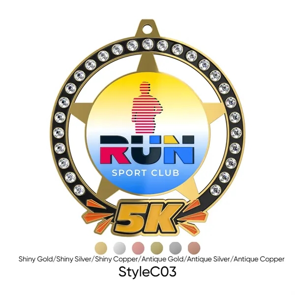 UV Printed 5K Medals - UV Printed 5K Medals - Image 6 of 9