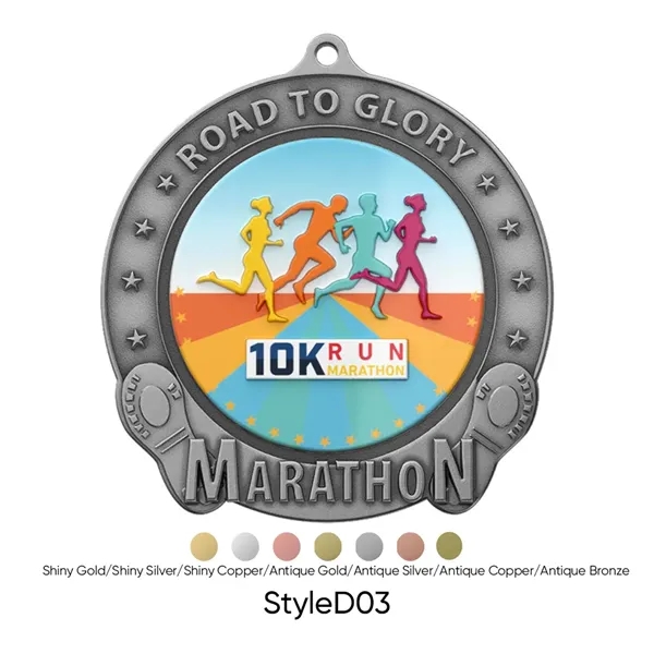 UV Printed Marathon Medals - UV Printed Marathon Medals - Image 6 of 7