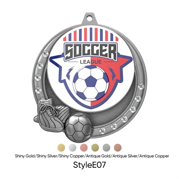 UV Printed Soccer Medals - UV Printed Soccer Medals - Image 14 of 21