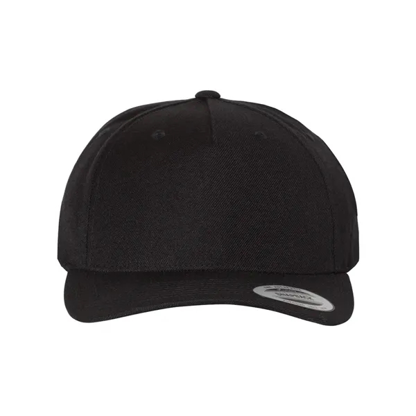 YP Classics Premium Five-Panel Curved Bill Snapback Cap