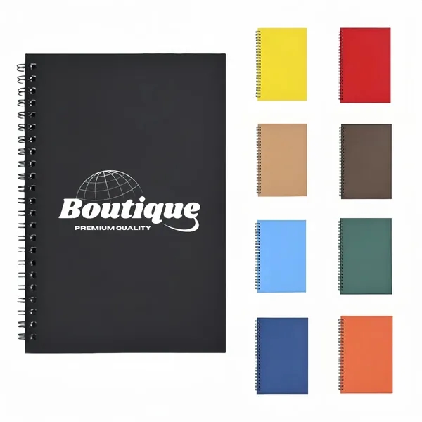 A5 Spiral Notebook With Lined Pages In Solid Colors - A5 Spiral Notebook With Lined Pages In Solid Colors - Image 0 of 5