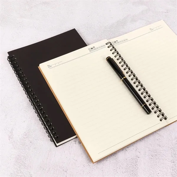 A5 Spiral Notebook With Lined Pages In Solid Colors - A5 Spiral Notebook With Lined Pages In Solid Colors - Image 2 of 5