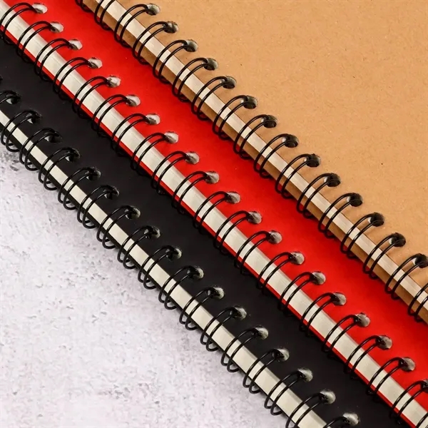 A5 Spiral Notebook With Lined Pages In Solid Colors - A5 Spiral Notebook With Lined Pages In Solid Colors - Image 3 of 5