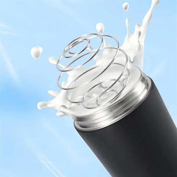 25Oz Stainless Steel Protein Shaker Bottle With Lid - 25Oz Stainless Steel Protein Shaker Bottle With Lid - Image 4 of 4