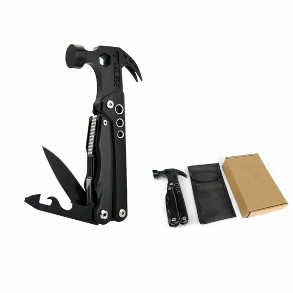 Stainless Steel Multi-Tool Hammer With Pliers & Knife - Stainless Steel Multi-Tool Hammer With Pliers & Knife - Image 4 of 6
