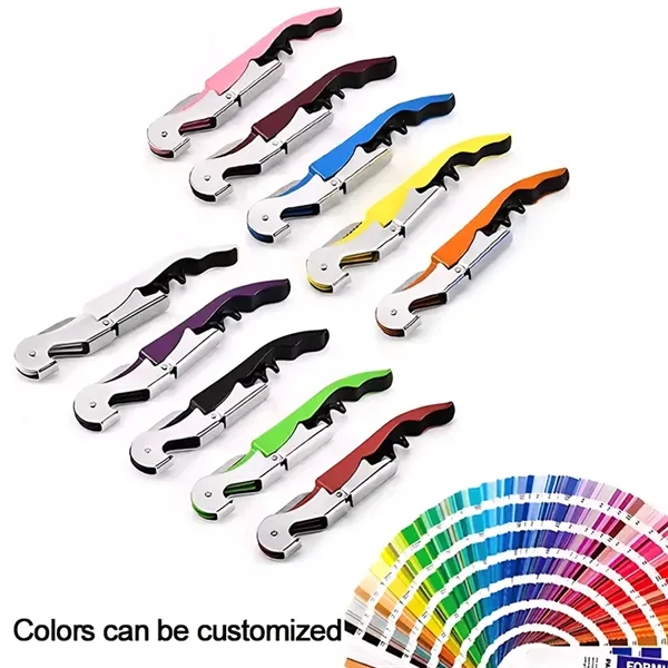 Multi-function Corkscrew Stainless Wine Bottle Opener - Multi-function Corkscrew Stainless Wine Bottle Opener - Image 2 of 6