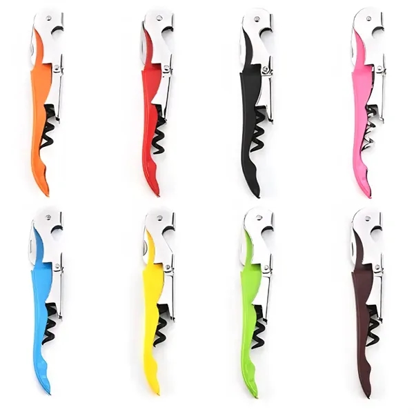 Multi-function Corkscrew Stainless Wine Bottle Opener - Multi-function Corkscrew Stainless Wine Bottle Opener - Image 3 of 6