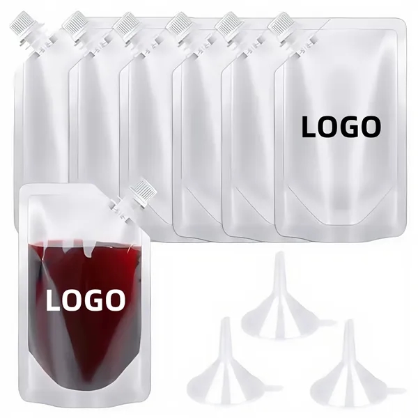 Reusable Plastic Beverage Pouch - Reusable Plastic Beverage Pouch - Image 0 of 5