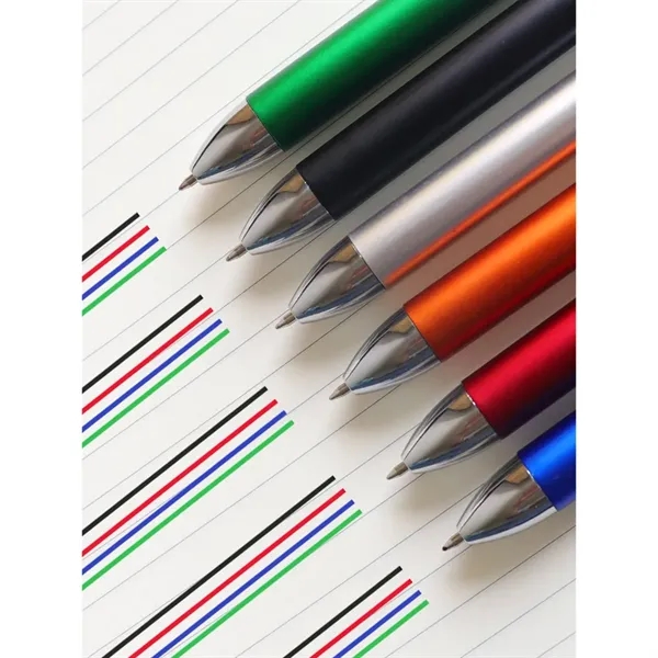 4 in 1 Multicolor Pen with Phone Stand - 4 in 1 Multicolor Pen with Phone Stand - Image 3 of 4
