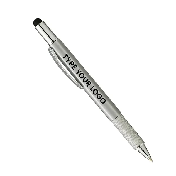 6 in 1 Multifunction Tool Pen with Ruler Stylus Screwdrivers - 6 in 1 Multifunction Tool Pen with Ruler Stylus Screwdrivers - Image 1 of 4