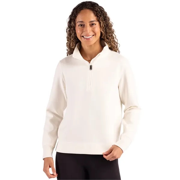 Cutter & Buck Roam Recycled Buttery-Soft Knit Womens Quar...