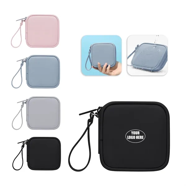 Waterproof PU Tech Accessory Case - Waterproof PU Tech Accessory Case - Image 0 of 9