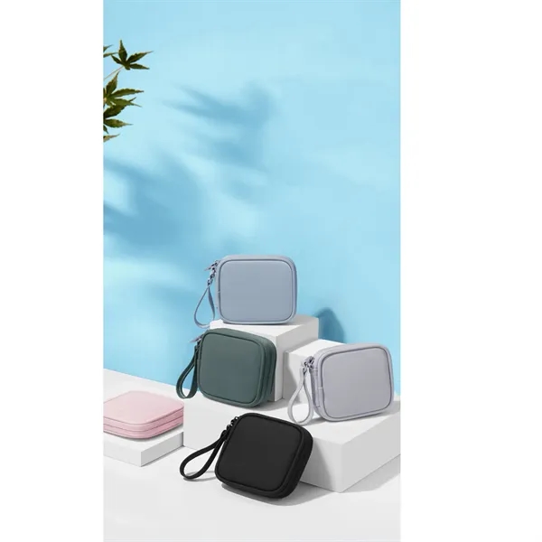 Waterproof PU Tech Accessory Case - Waterproof PU Tech Accessory Case - Image 1 of 9