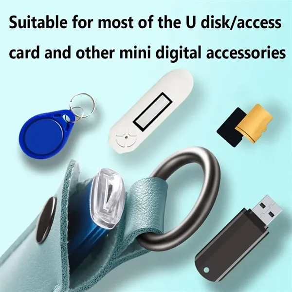 Waterproof Leather USB Drive Storage Case - Waterproof Leather USB Drive Storage Case - Image 12 of 15